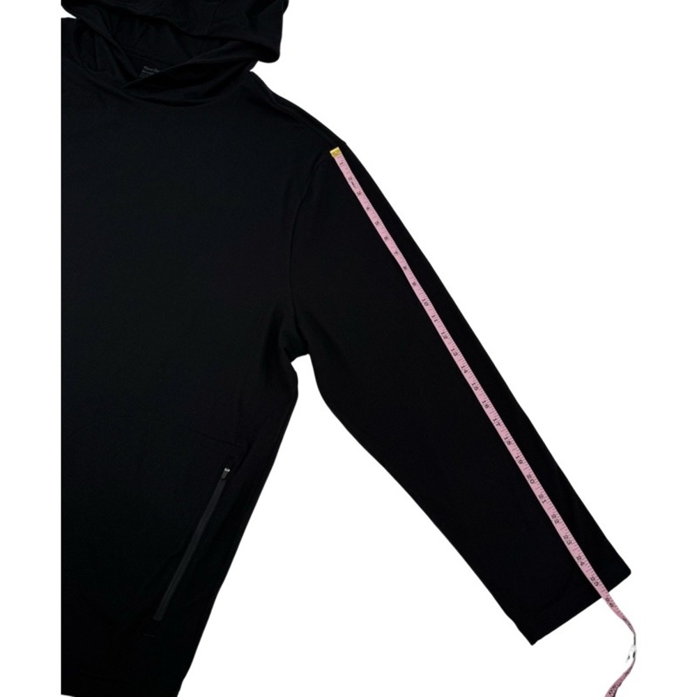 FRESH CLEAN THREADS 3XL Black Tech Pullover Hoodie Zipper Pockets Activewear - Picture 8 of 10